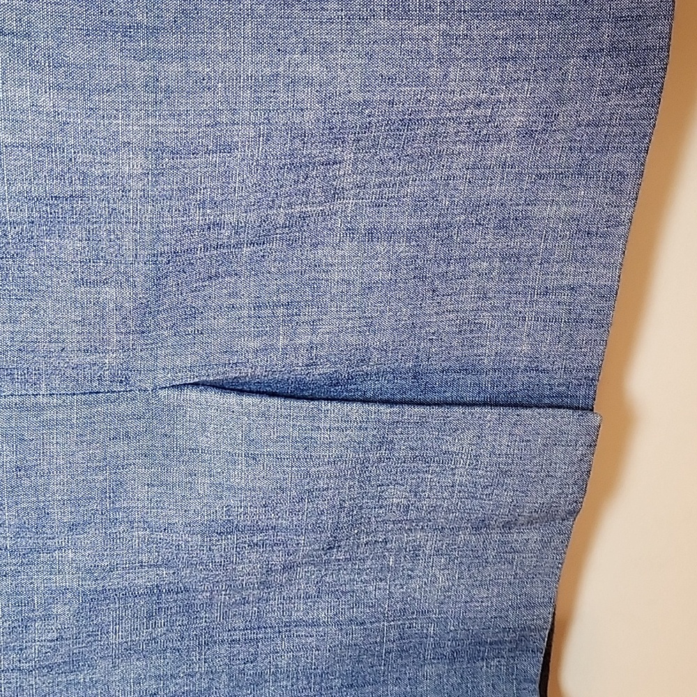 J. Crew 100% Cotton Chambray Holland blazer Light Blue Single-Button Preppy Sz 8 - Picture 11 of 16